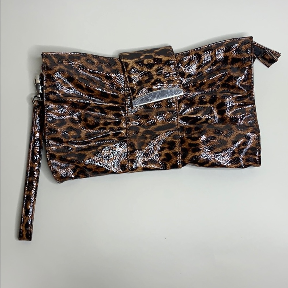Cheetah clutch purse